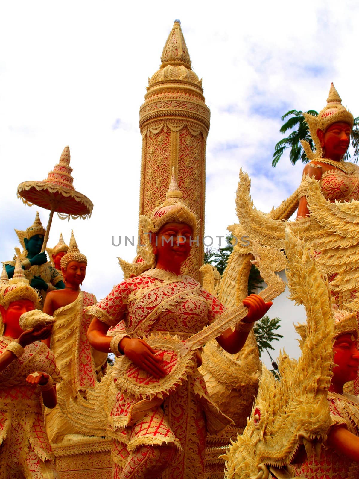 Candle Festival Ubon Ratchathani Thailand