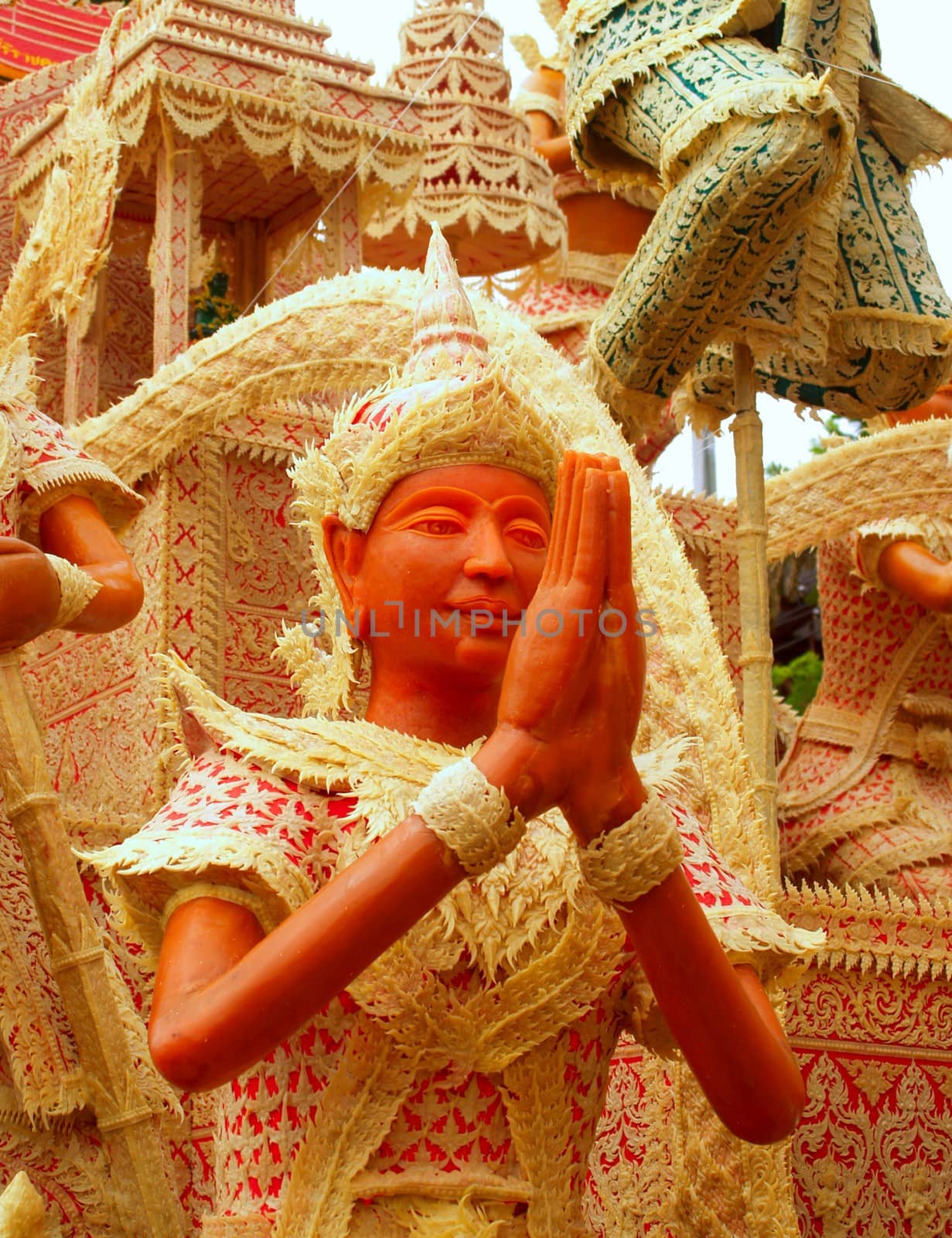 Candle Festival Ubon Ratchathani Thailand by kiddaikiddee