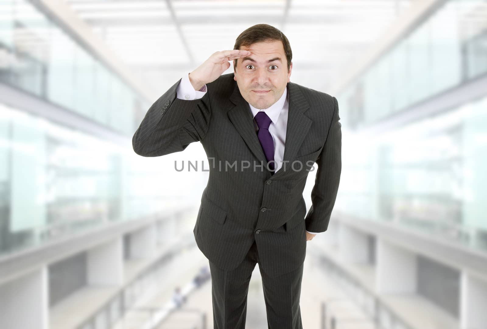 young business man portrait at the office