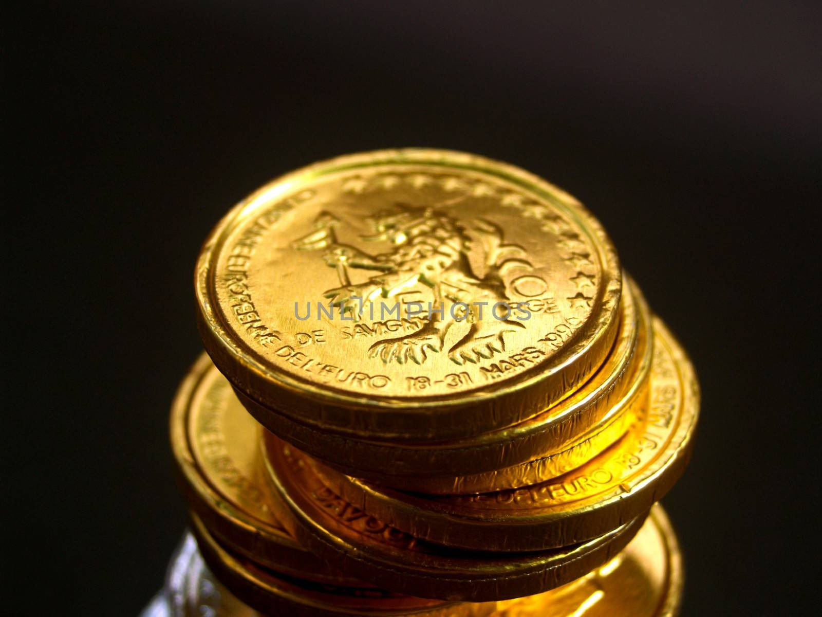 money coin stack