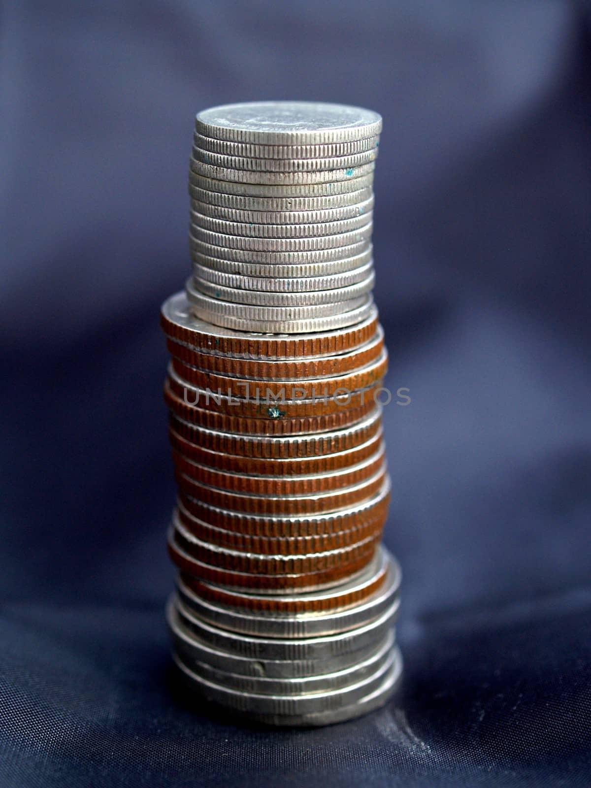money coin stack by kiddaikiddee