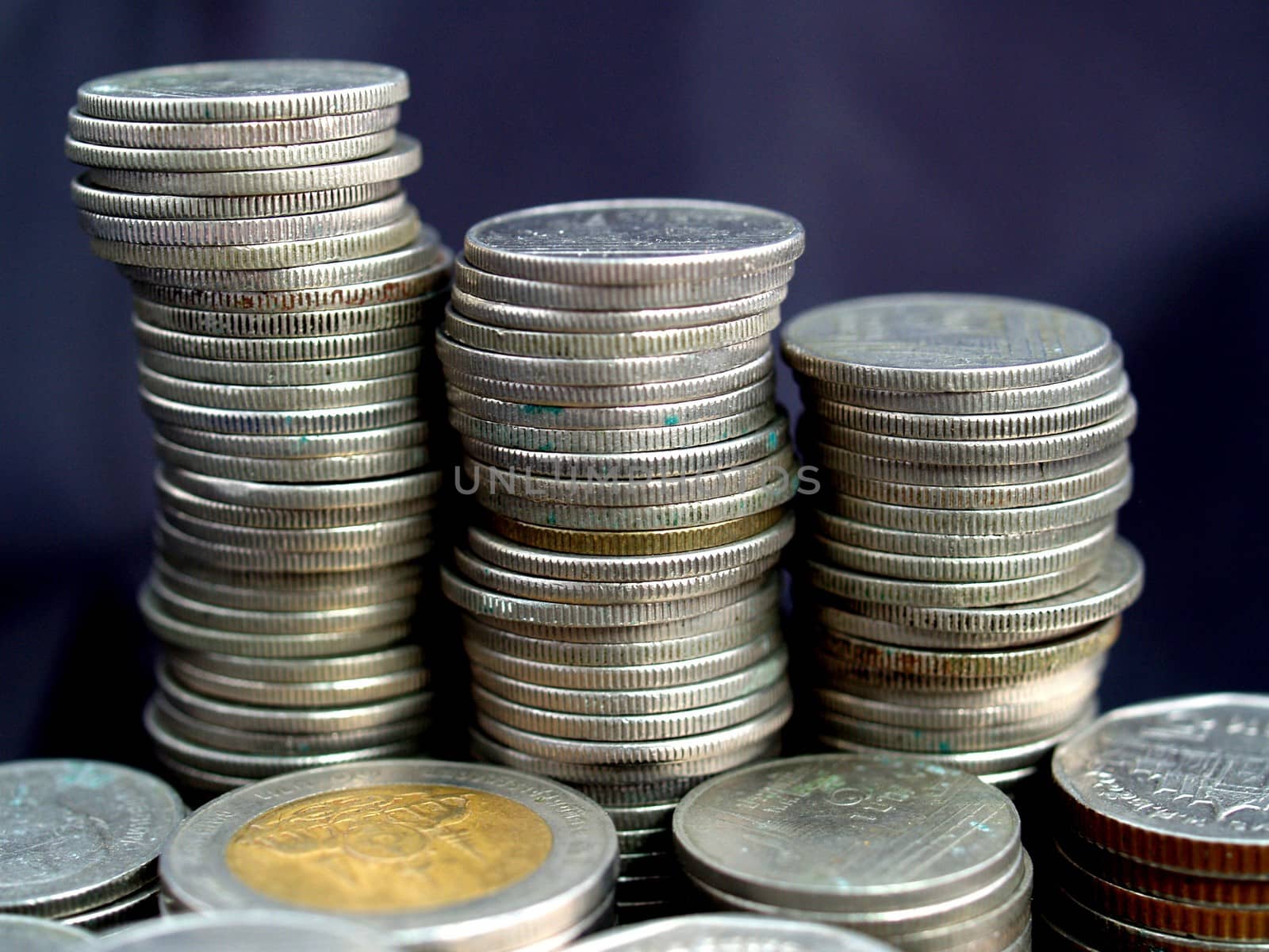 money coin stack