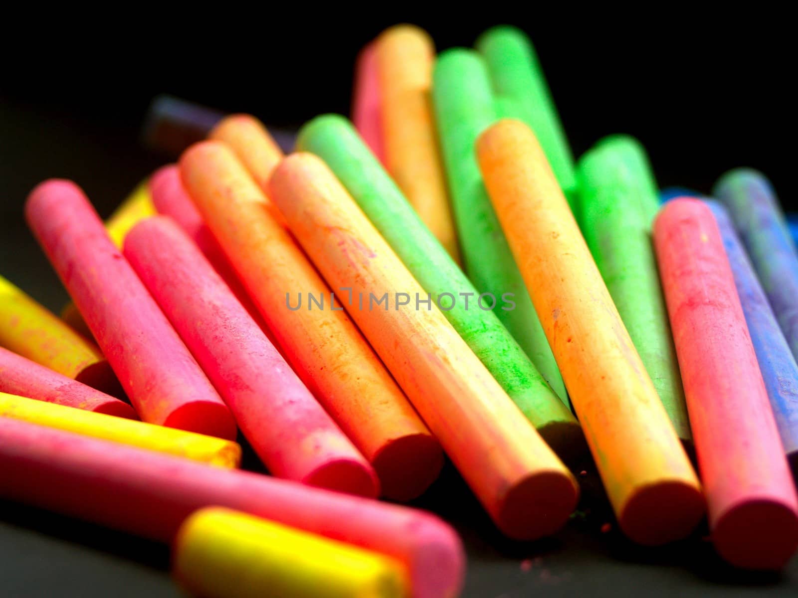 Colored chalk