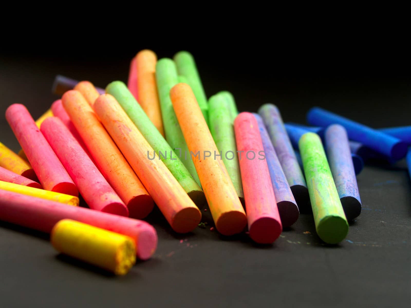 Colored chalk