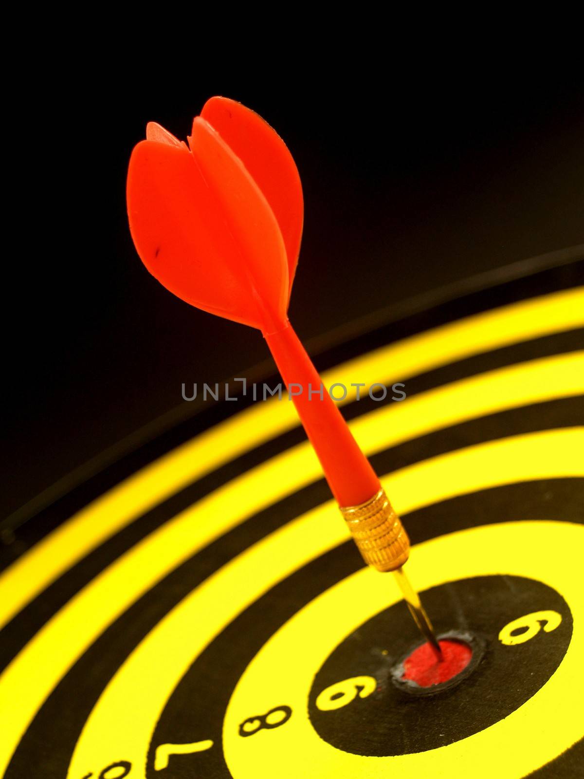 dartboard darts arrows in the target  by kiddaikiddee