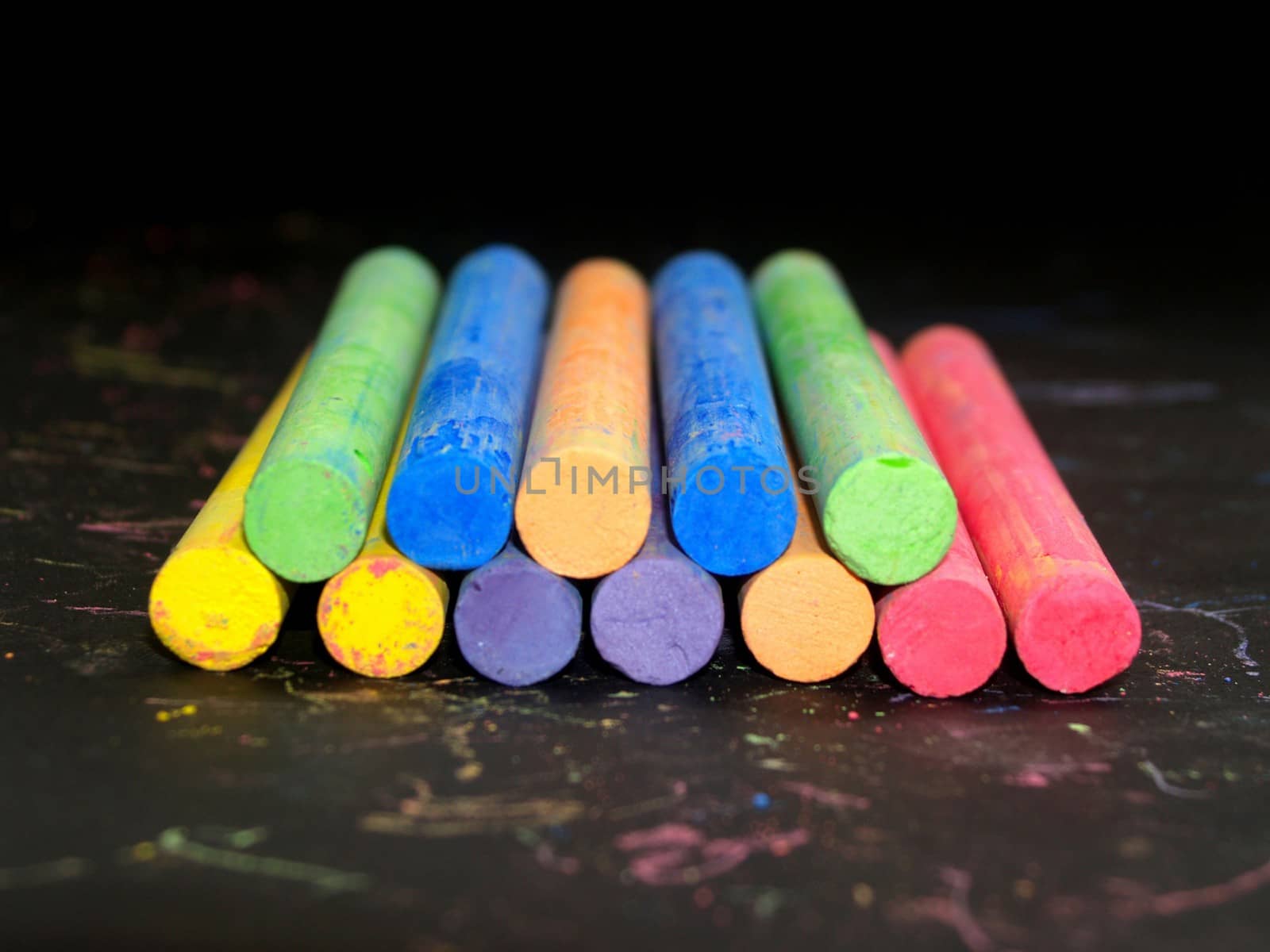 Colored chalk