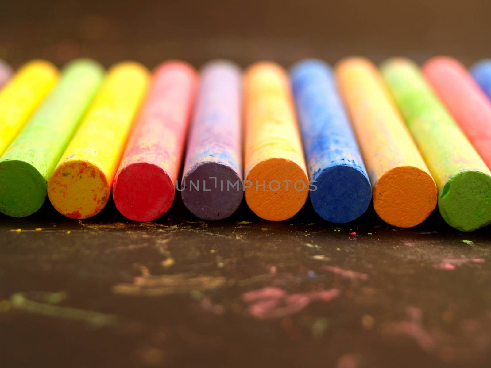 Colored chalk