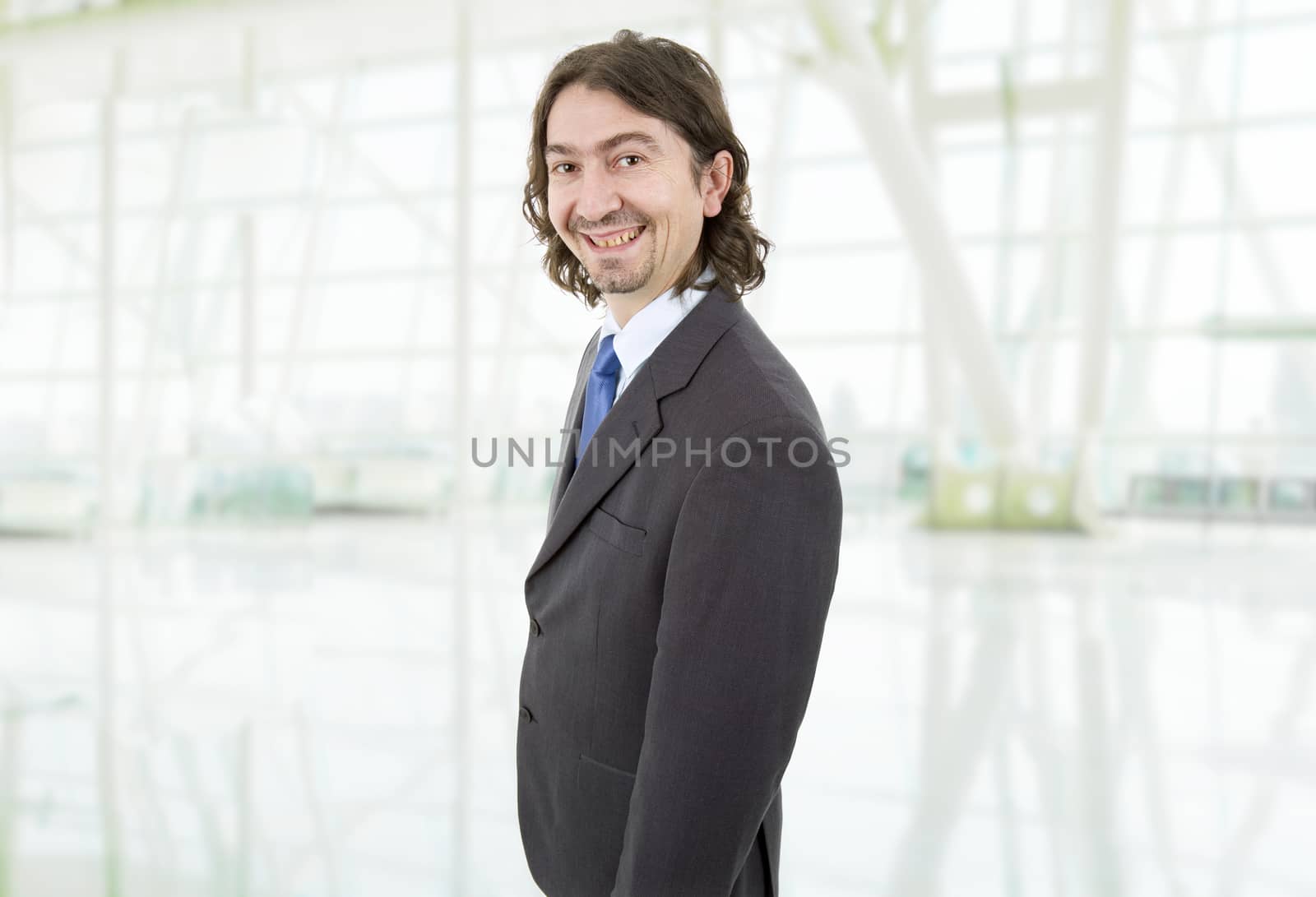 young business man portrait at the office