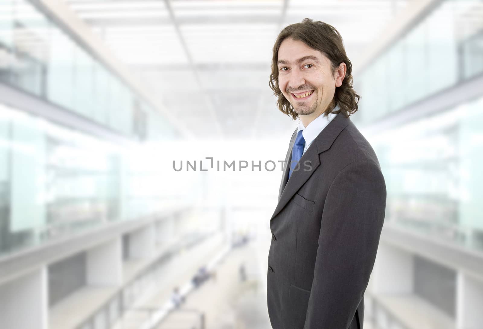 young business man portrait at the office