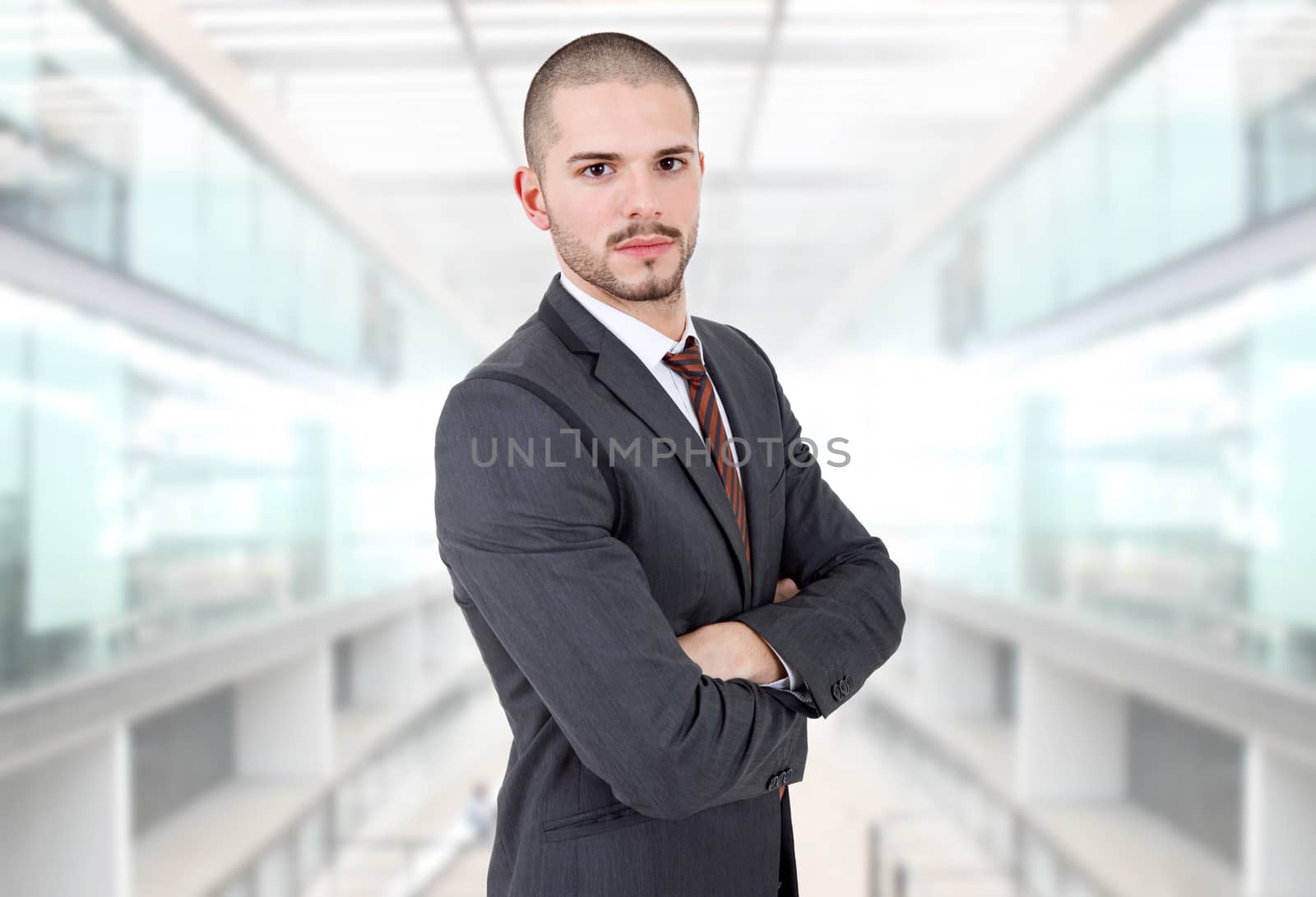 young business man portrait at the office