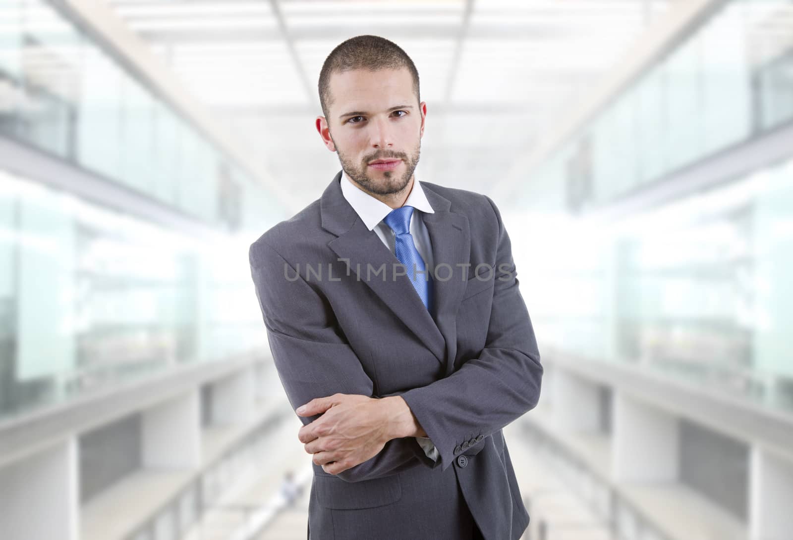 young business man portrait at the office