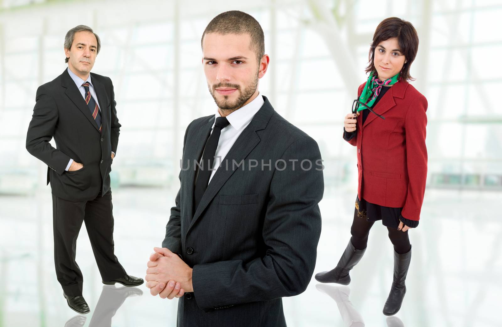 young business team at the office