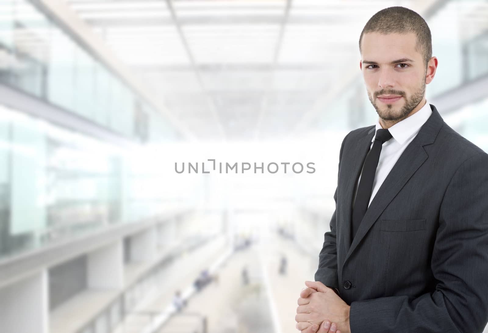 young business man portrait at the office