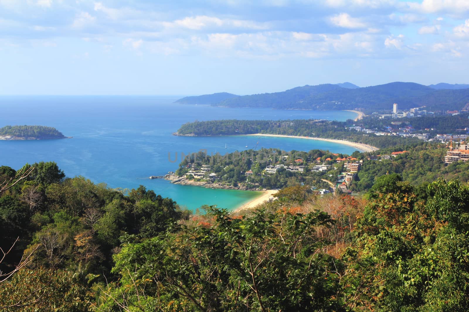 Landscape Phuket view point by wyoosumran