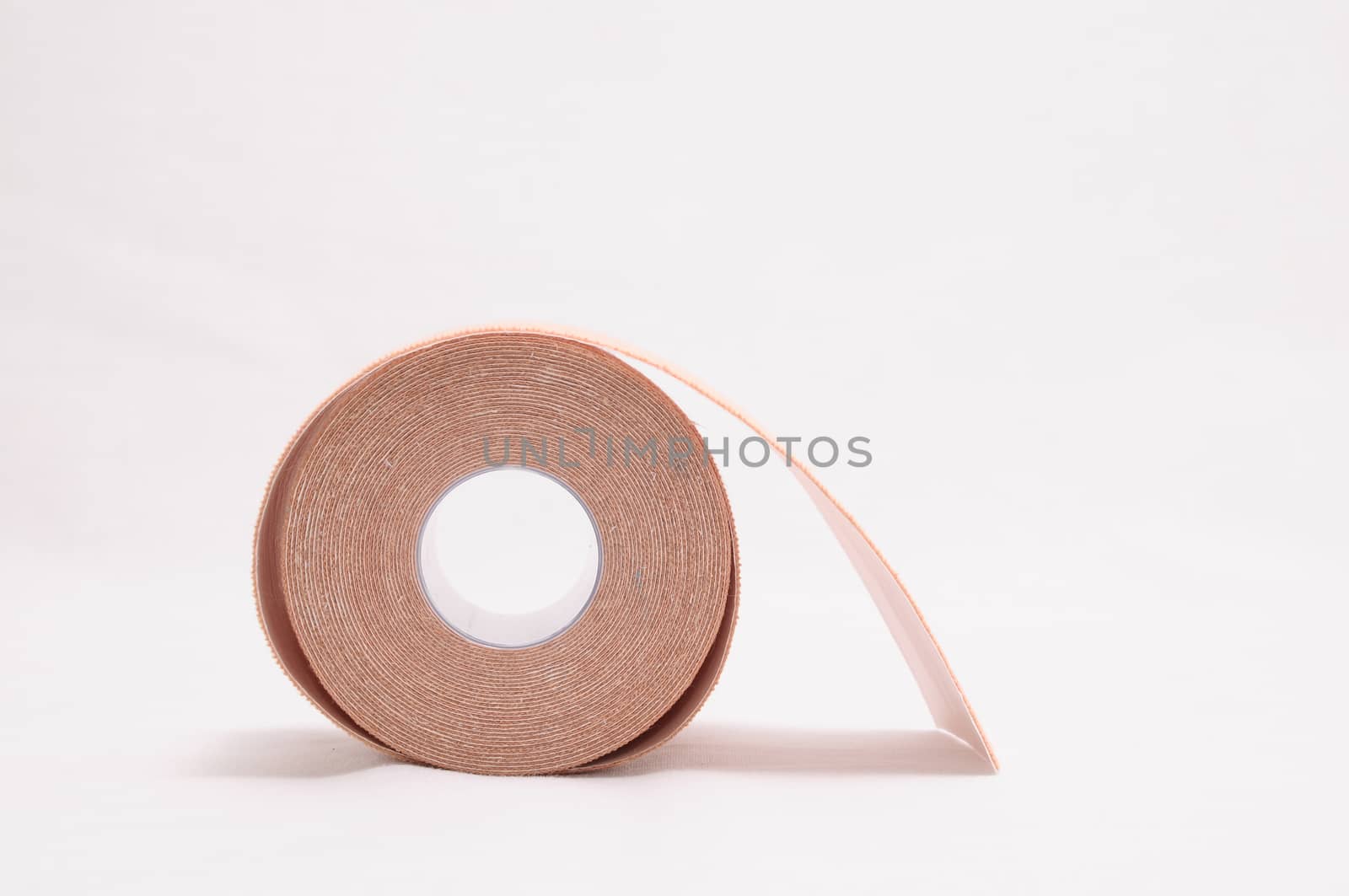 colored adhesive cloth tape on white background