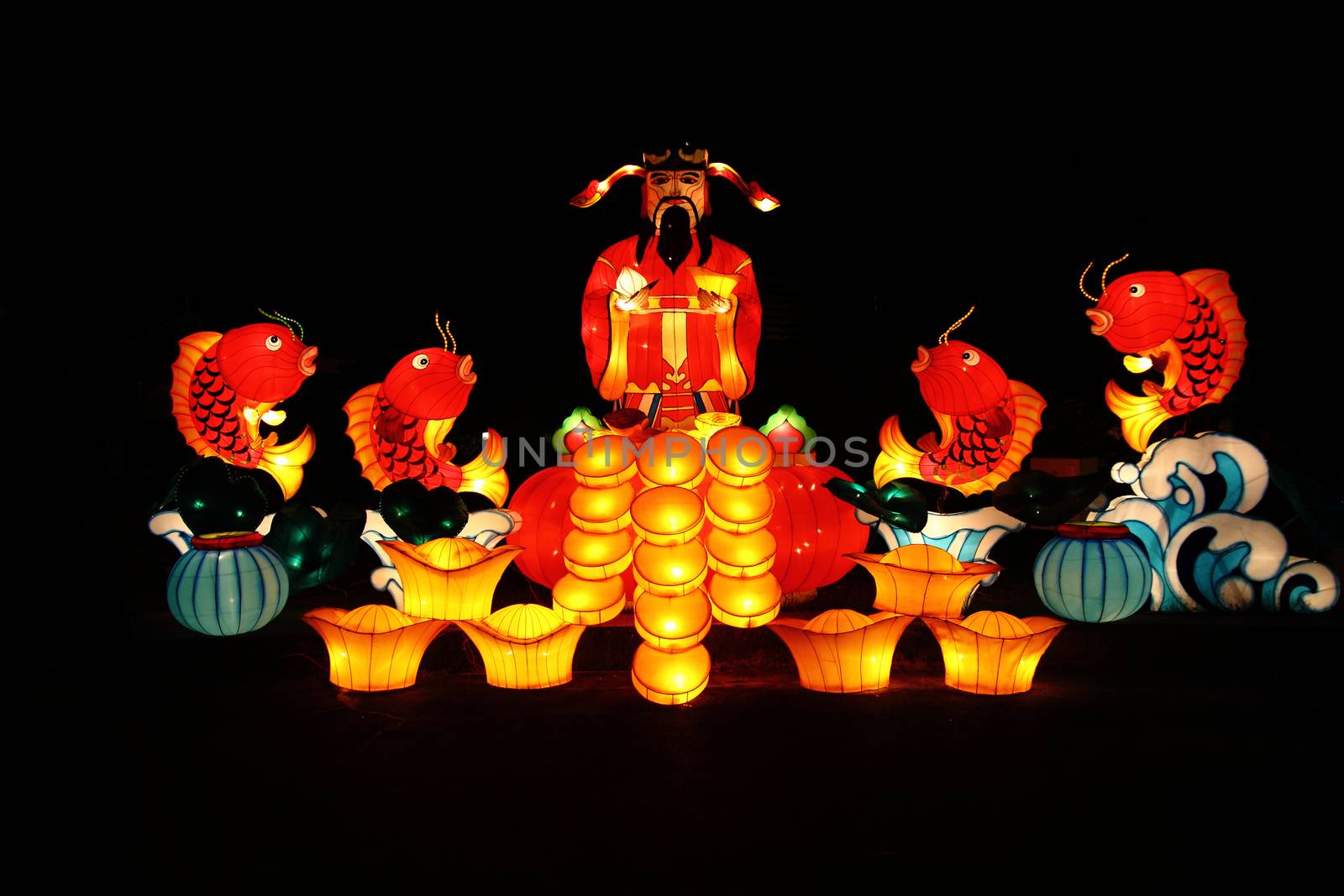 Chinese style lantern, during chinese new years 