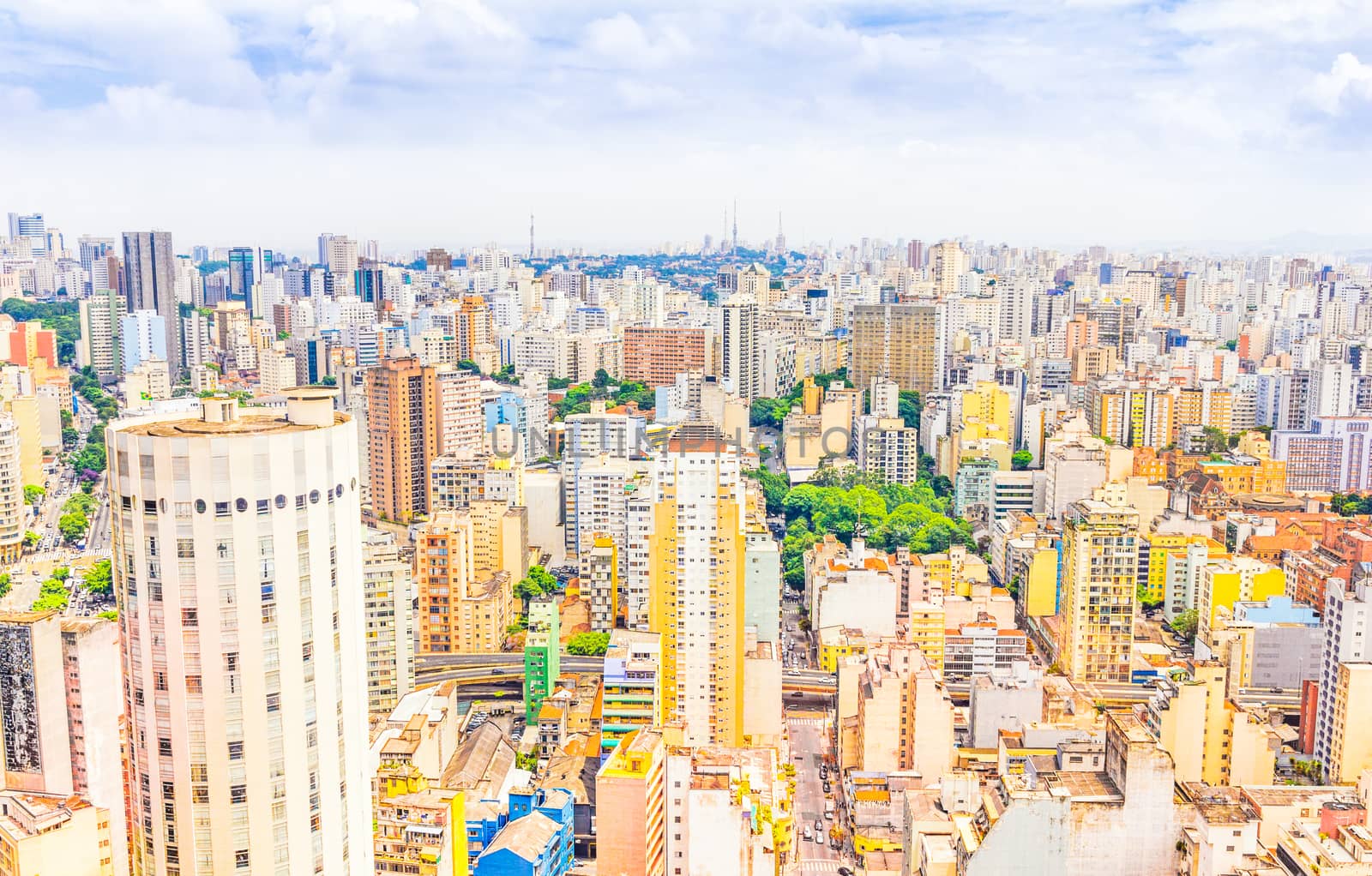 View of buildings in Sao Paulo, Brazil