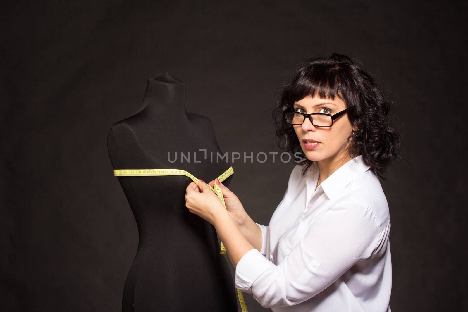 Adult tailor with mannequin by gsdonlin