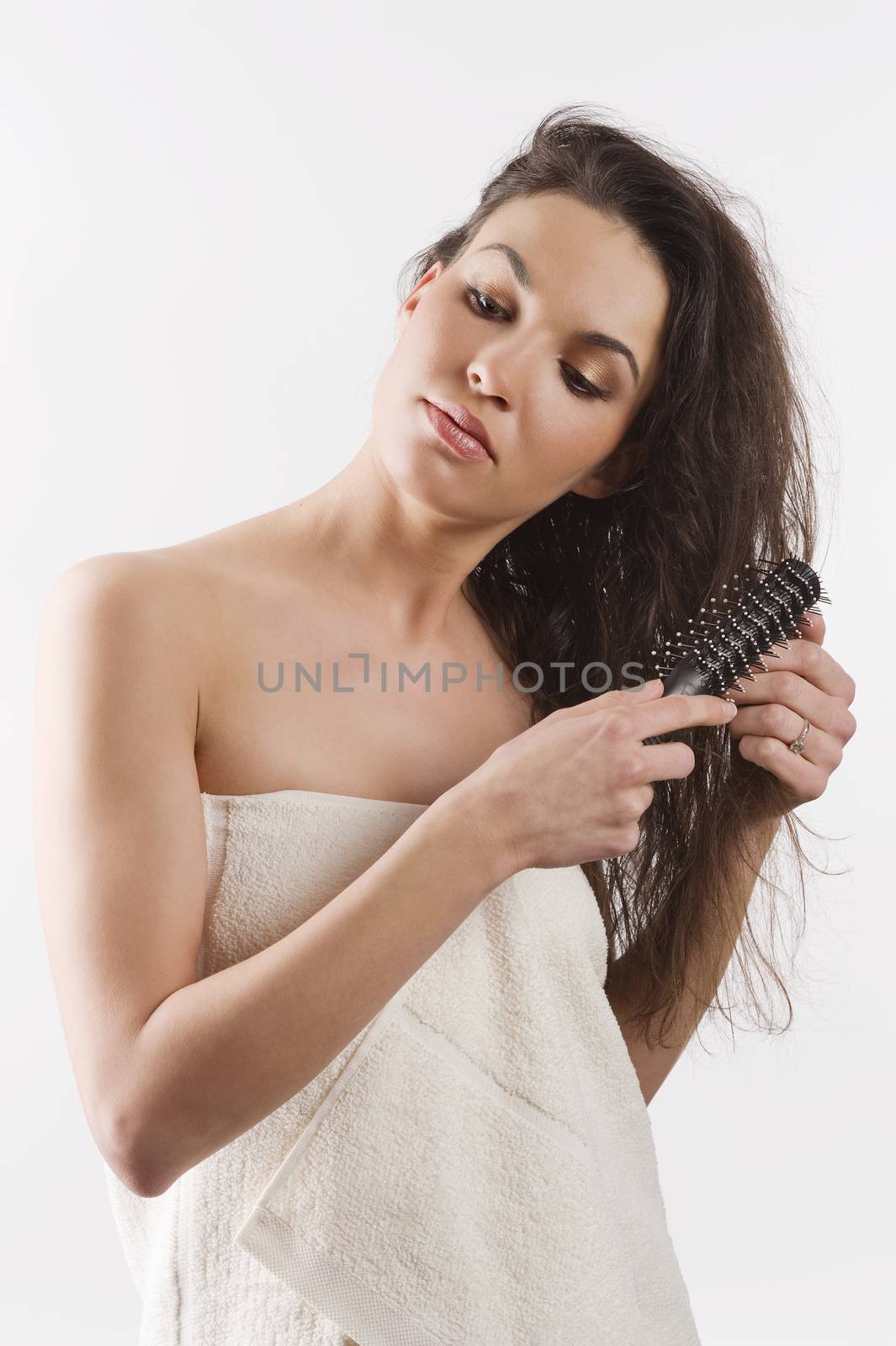 brushing hair by fotoCD
