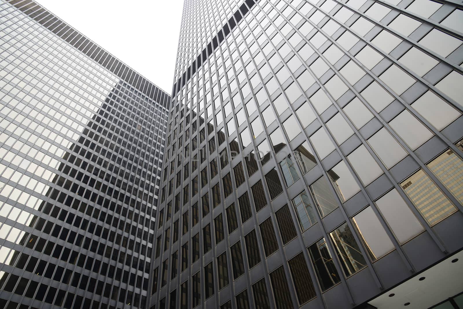 glass window on a building in chicago