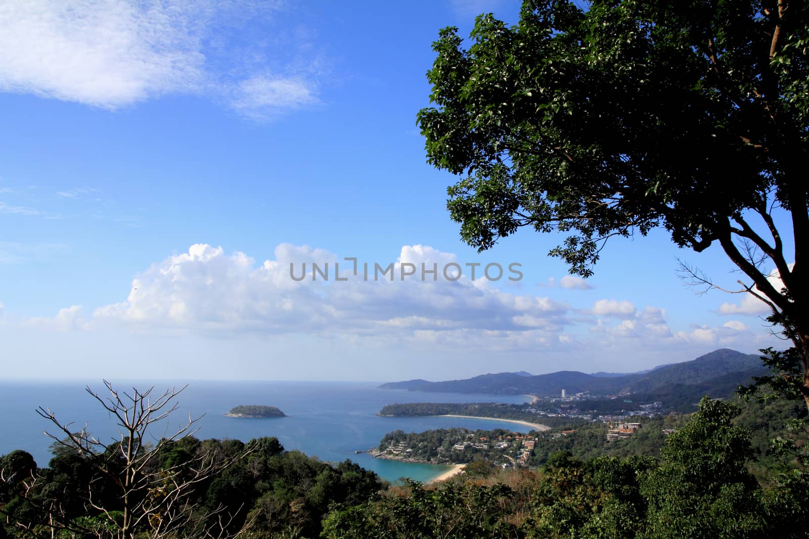 Landscape at Phuket view point, South of Thailand