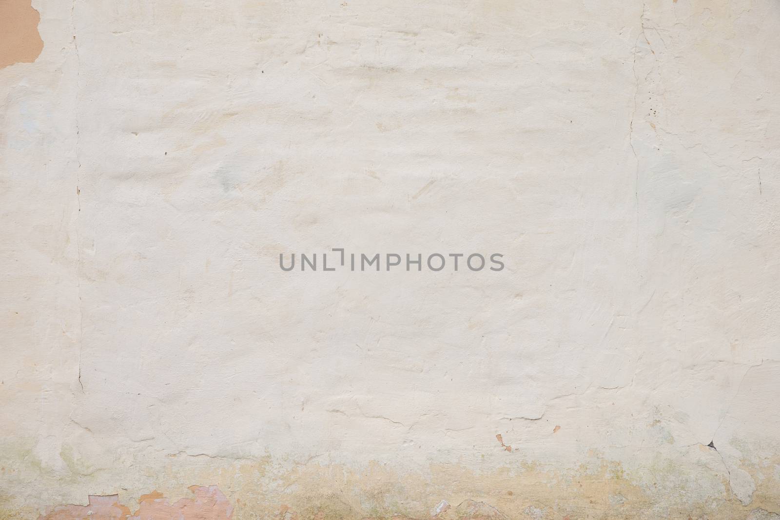 White brick wall for background or texture