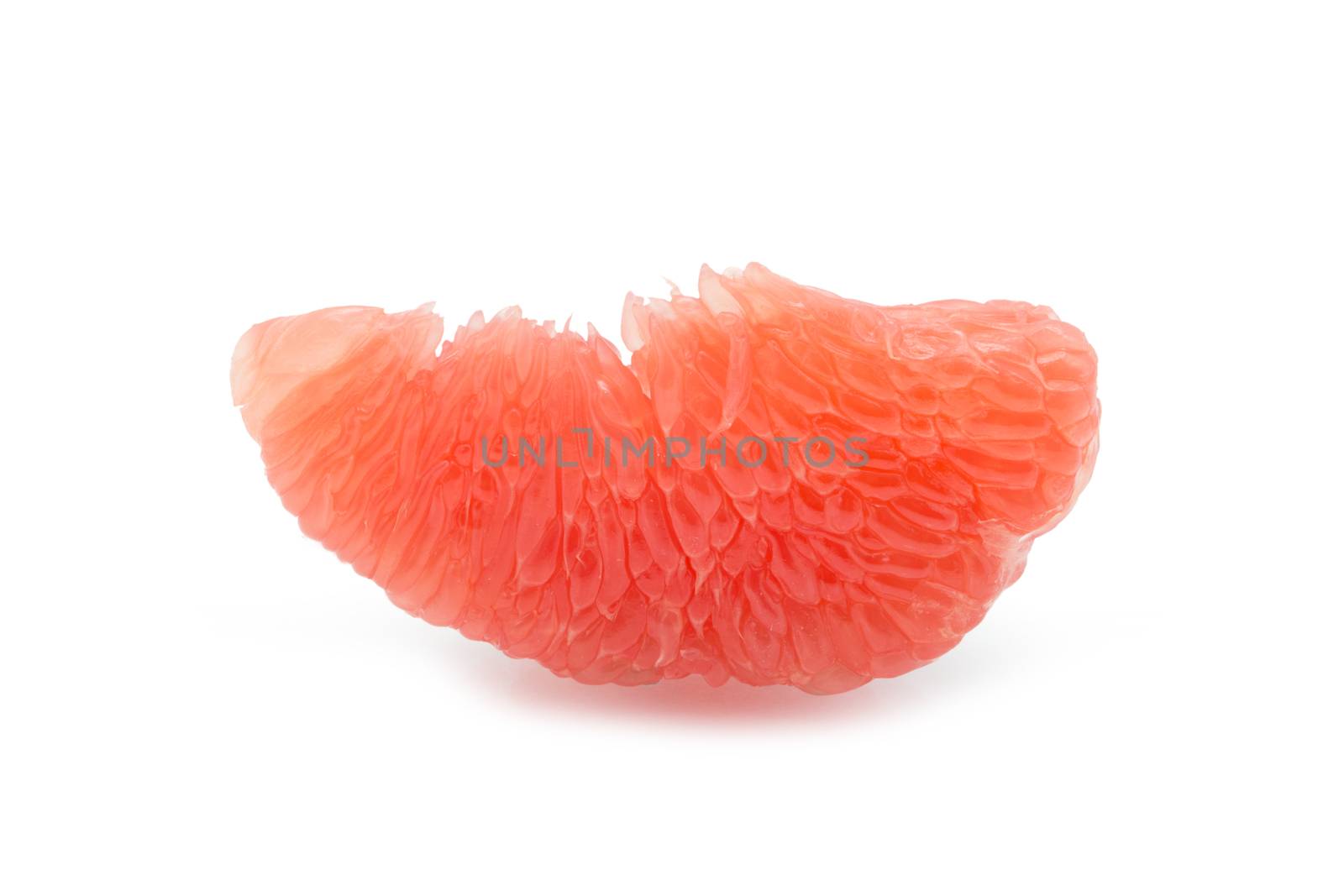 halves grapefruit isolated on a white background