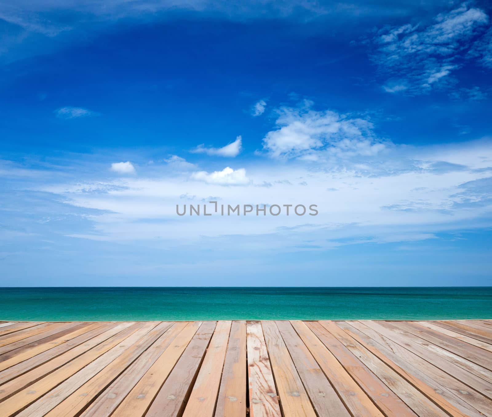 beautiful beach and tropical sea