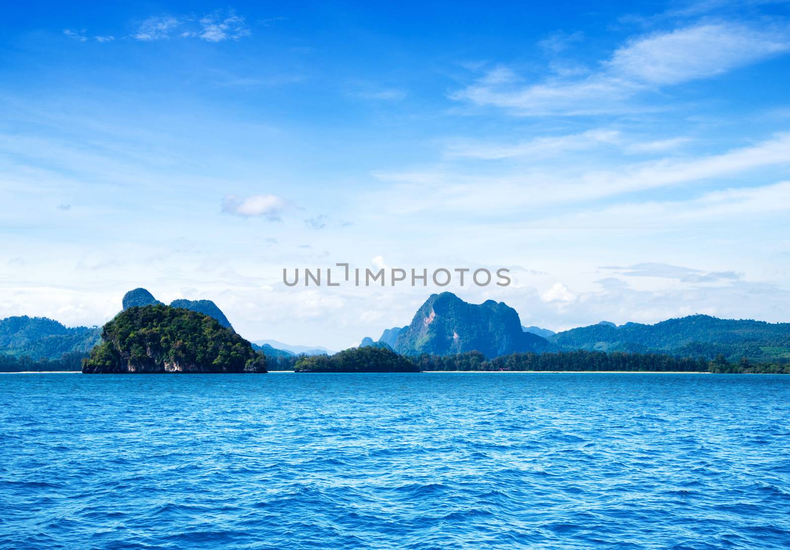 landscape of tropical island Thailand