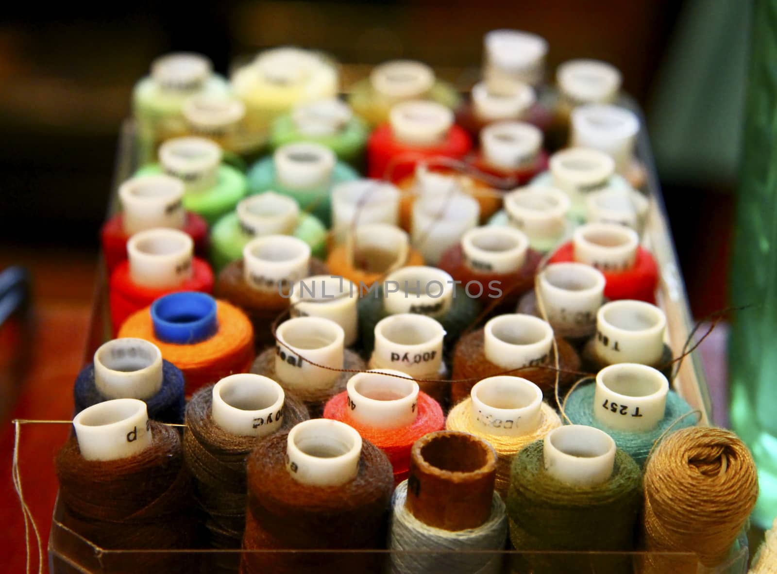 Threads Ready For Sewing in the open box