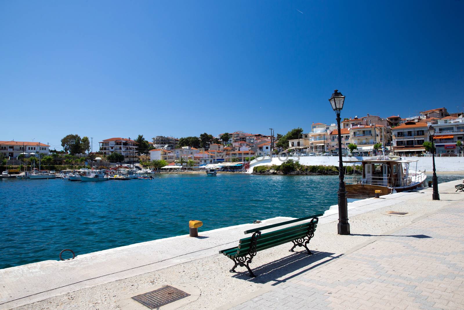 blue sea at the Greece