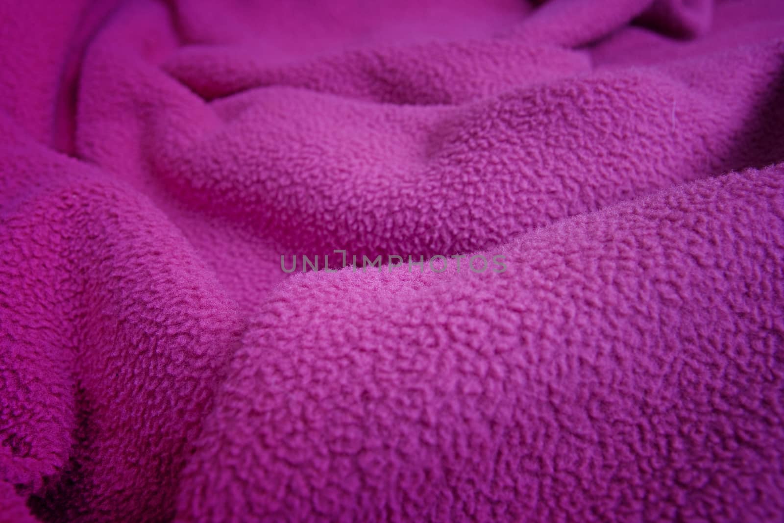 Background of a pink blanket