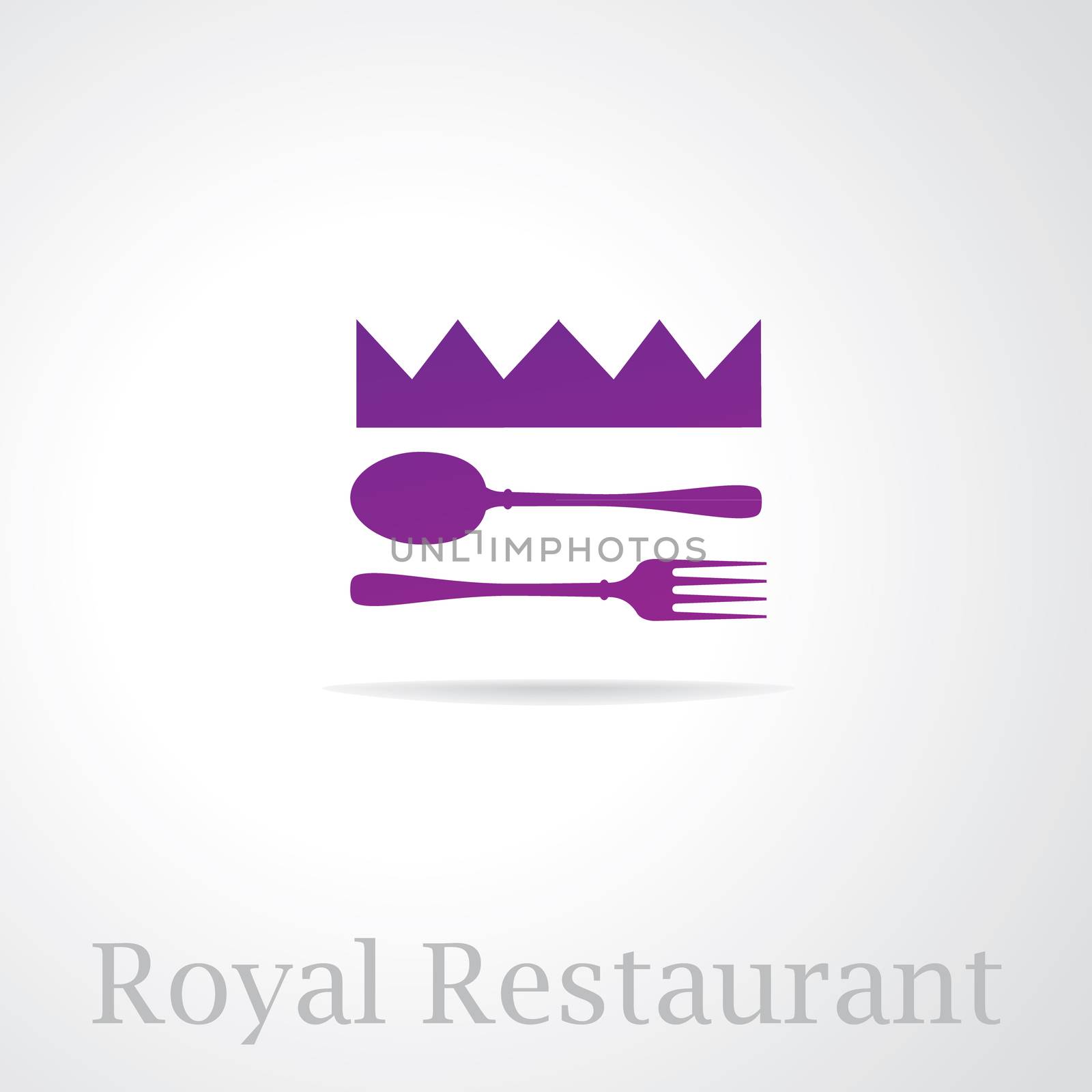 Restaurant logo design. luxury template.