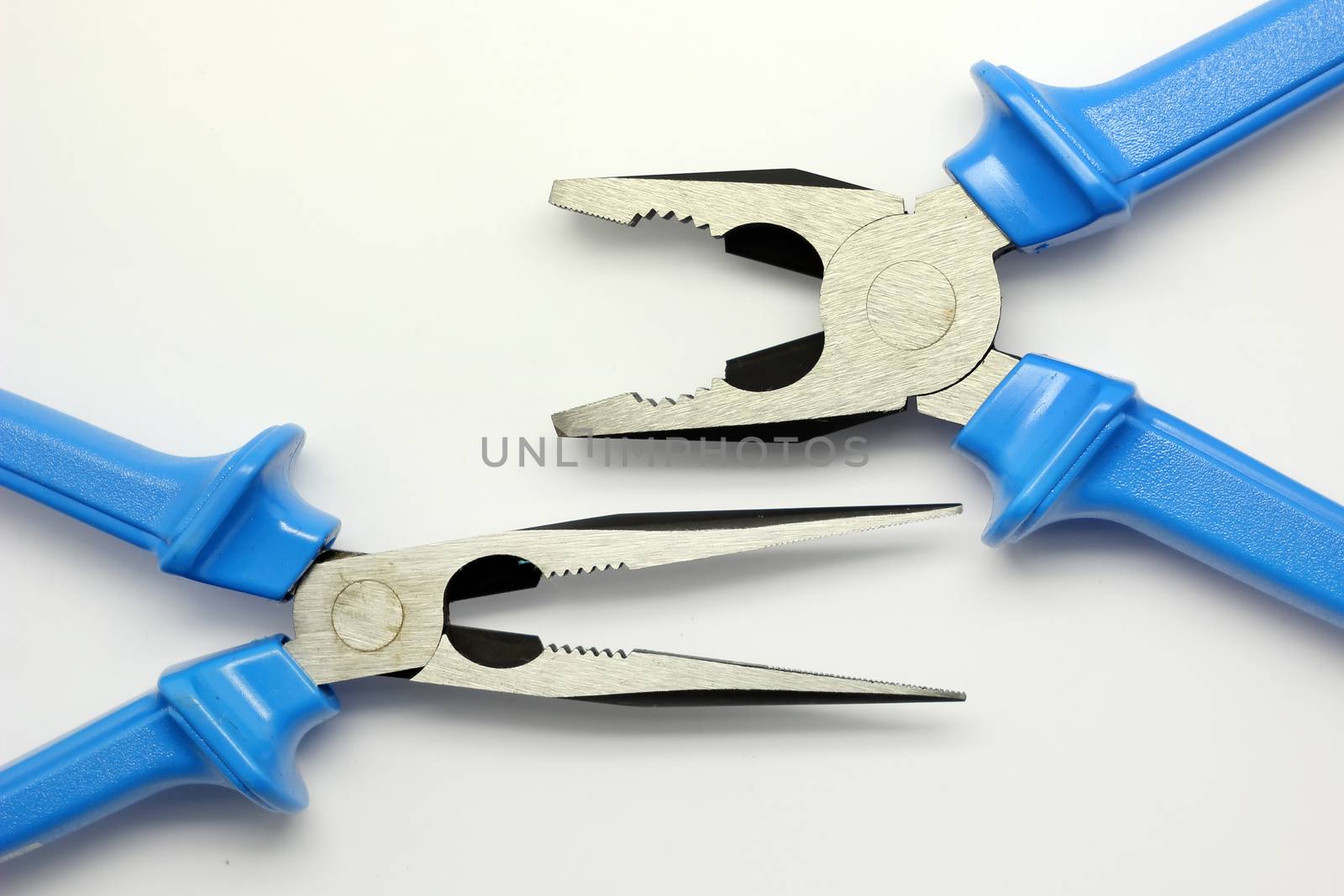 pliers isolated on white background 