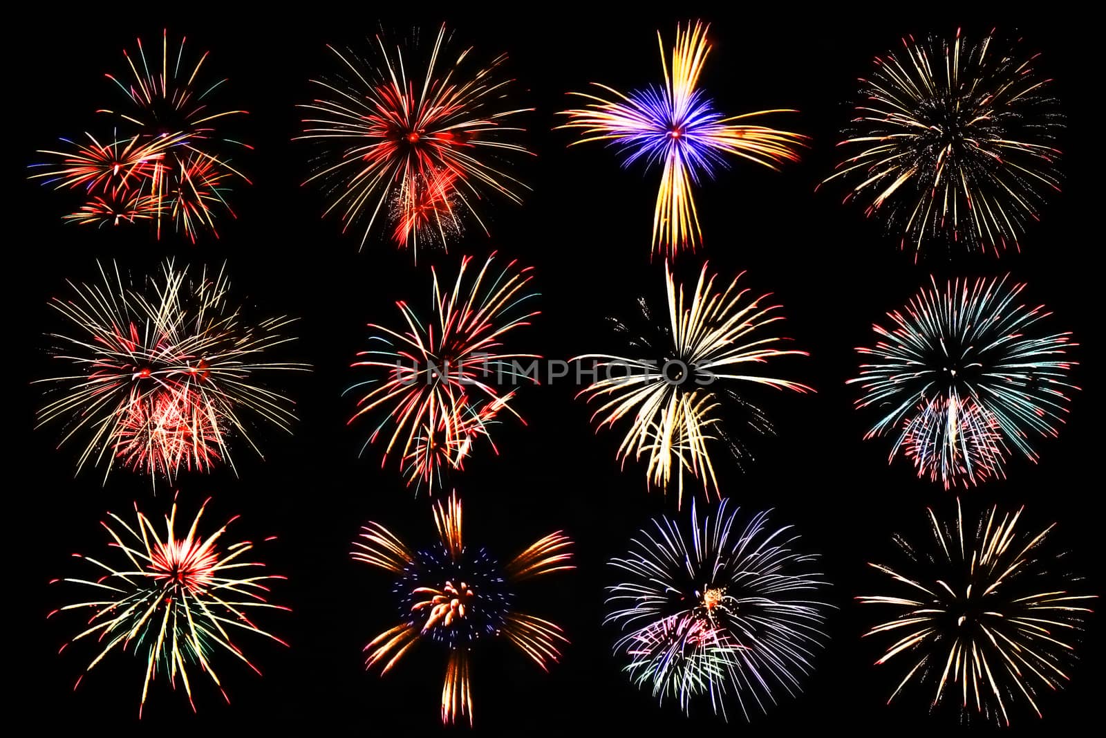  Colorful firework