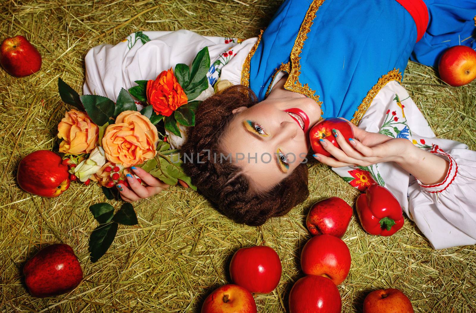 Girl in the hayloft by Vagengeym