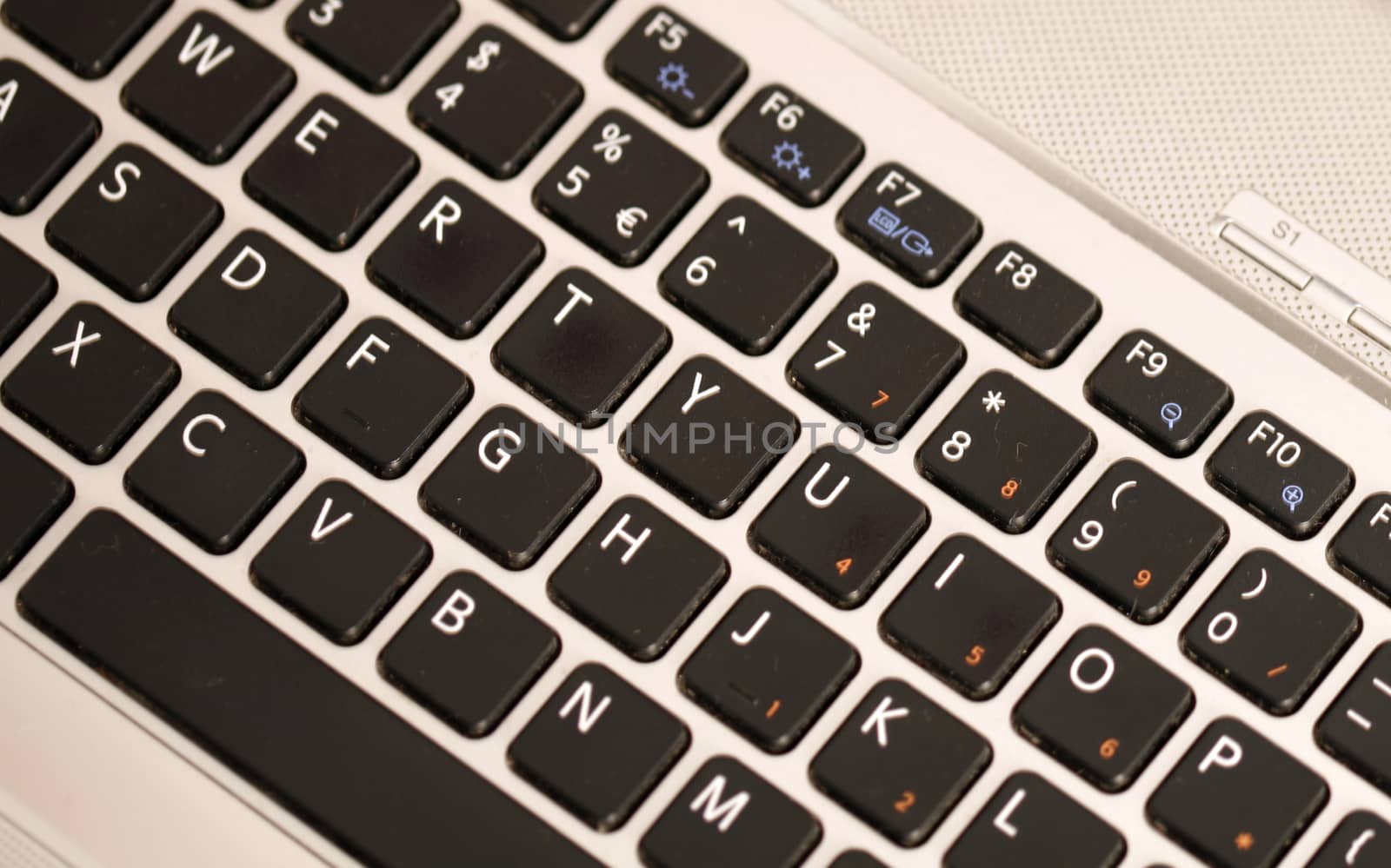 Photo of a new and modern gray laptop
