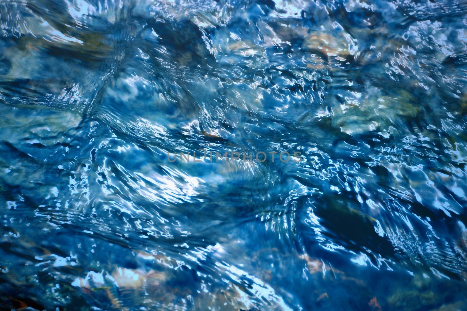 abstract background or texture blurred blue water level