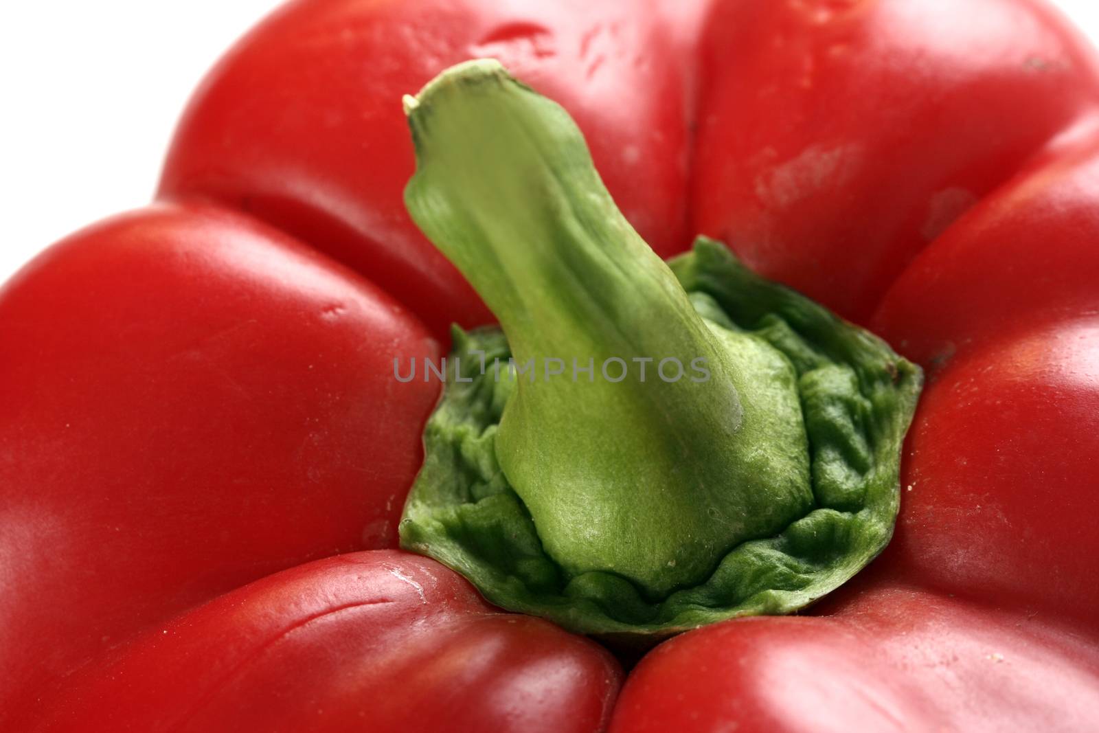 Close-up picture of shiny pepper