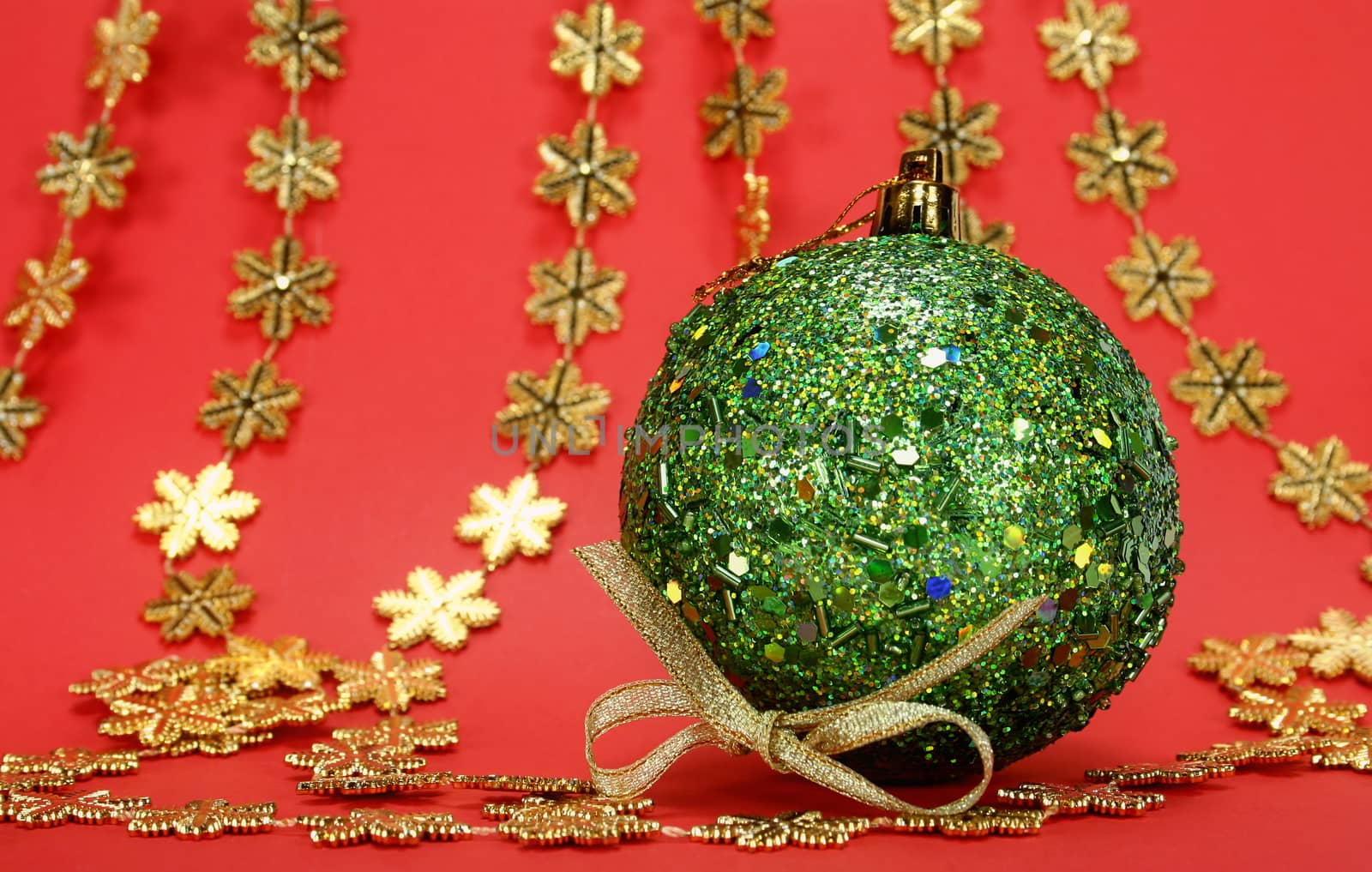 Great christmas globe - Close up. Great details