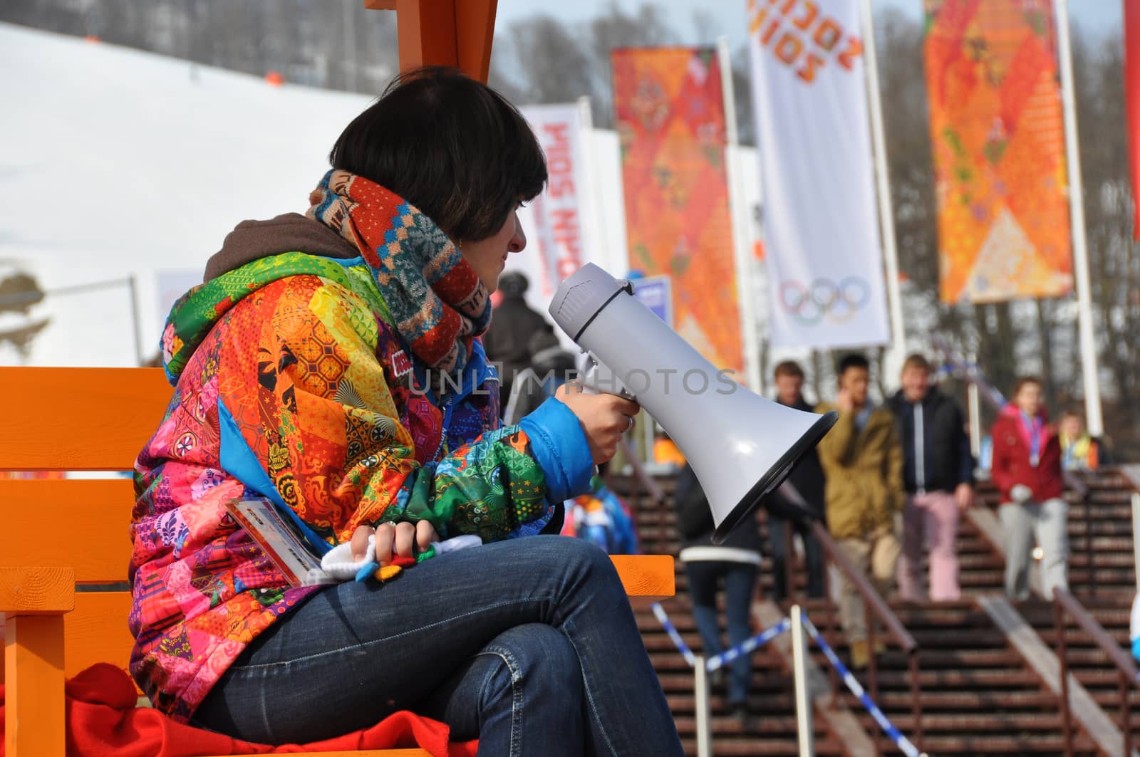 Volunteer at XXII Winter Olympic Games Sochi 2014 by danemo