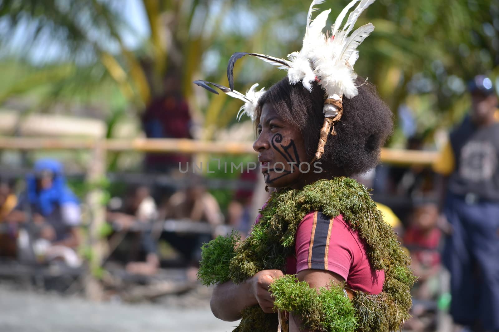Traditional tribal dance at mask festival by danemo