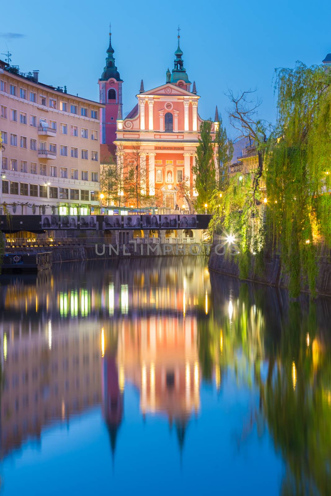 Romantic medieval Ljubljana, Slovenia, Europe. by kasto