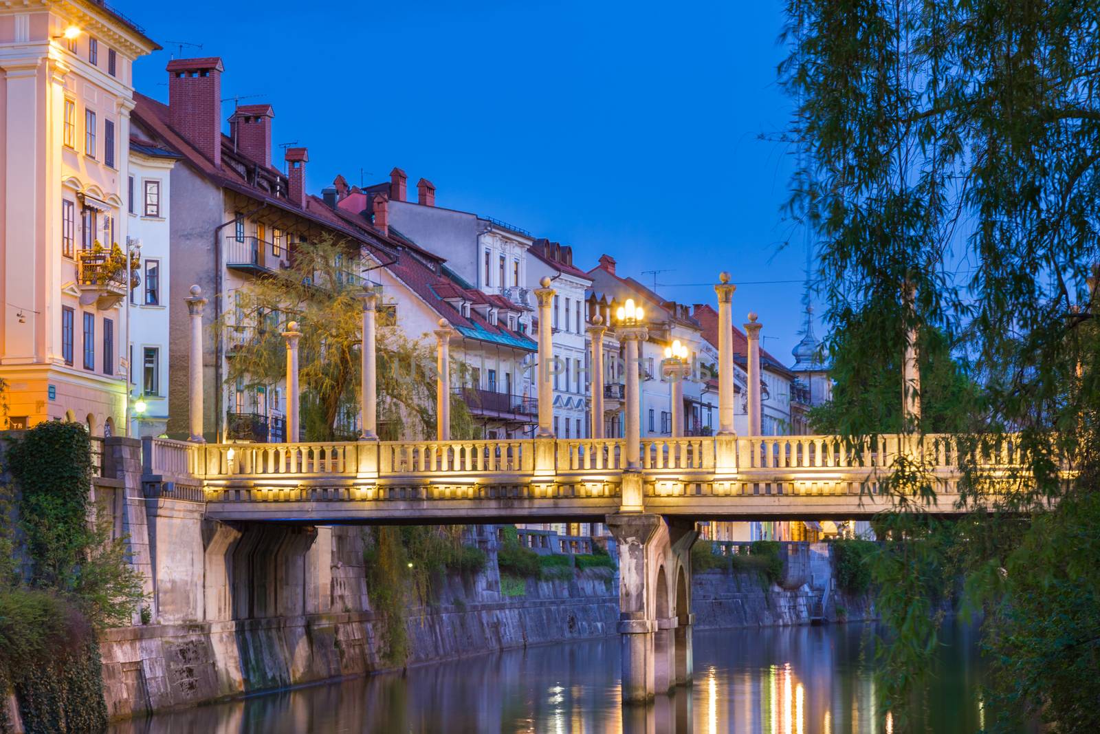 Medieval Ljubljana, capital of Slovenia, Europe. by kasto