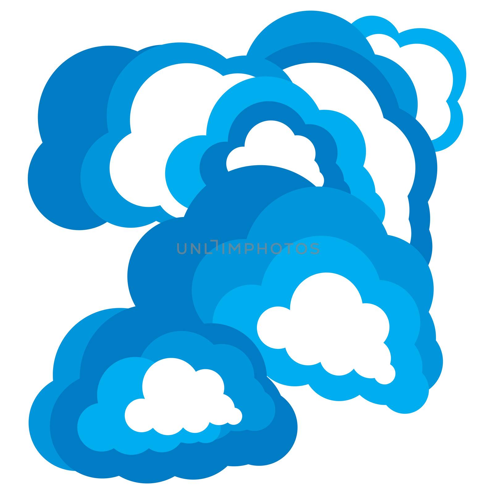 Abstract representation of Cloud Computing and Connectivity concepts