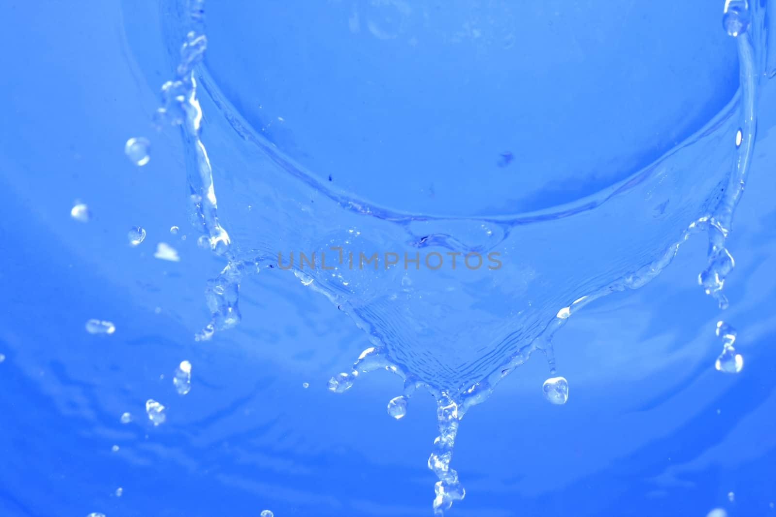 Macro image of water drops