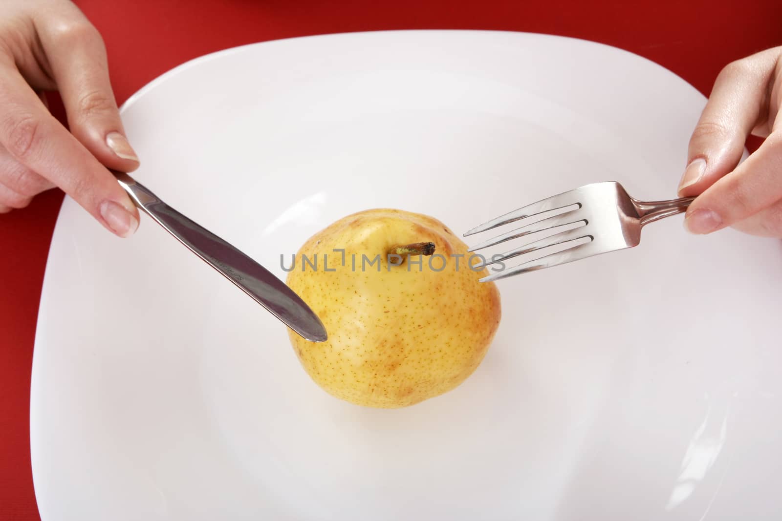 Tasty yellow pear by arosoft