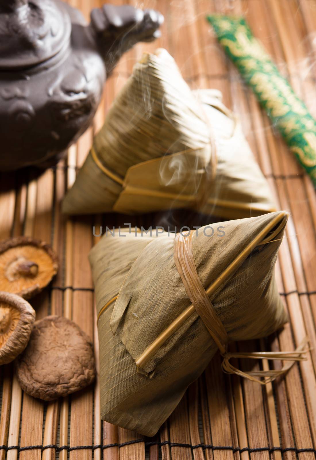 Asian Chinese traditional rice dumplings