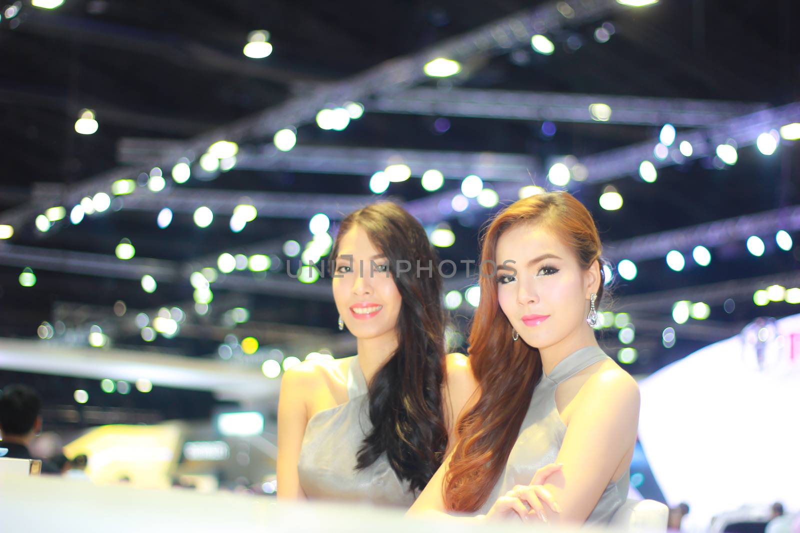 An Unidentified female presenter pose in Bangkok International Motor Show by redthirteen