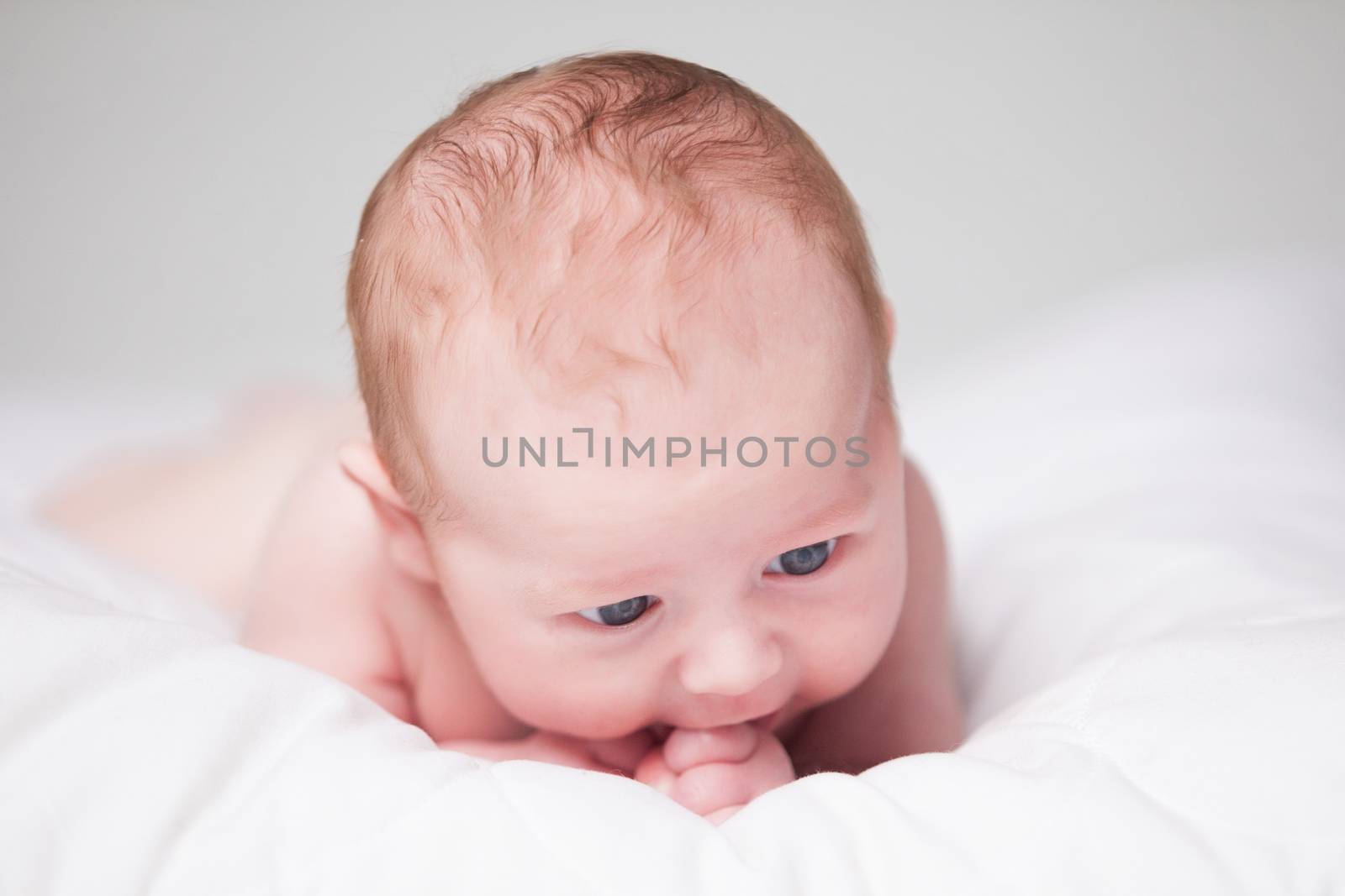 Baby in a serene setting by DNFStyle